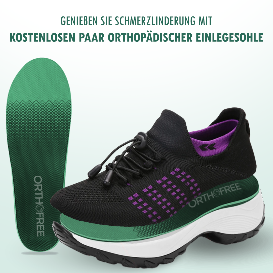 Herbstlaub Orthopädische Schuhe Mesh