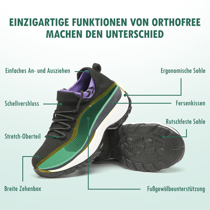 Herbstlaub Orthopädische Schuhe Mesh