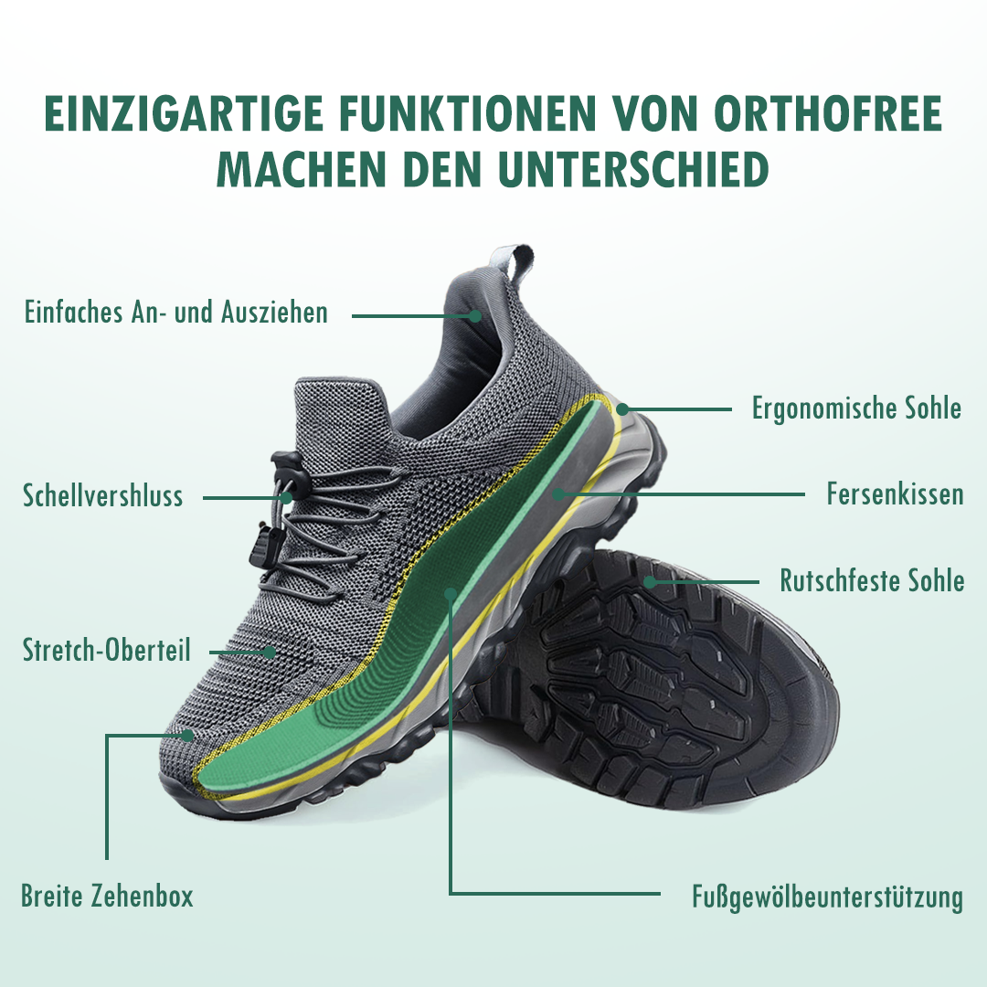 Velkan Hands-Free Orthopädische Schuhe Mesh